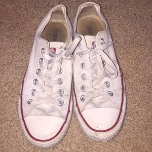 White Low Top Converse